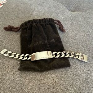 Michael Kors Brown Wallet with Drawstring Closure